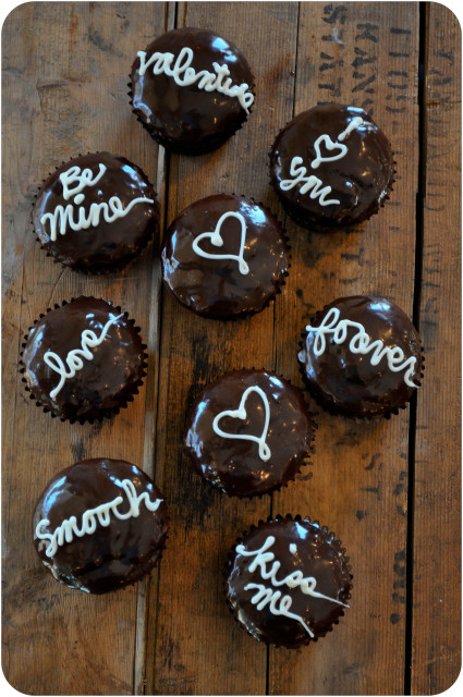 Valentine Love Letter Cupcakes
